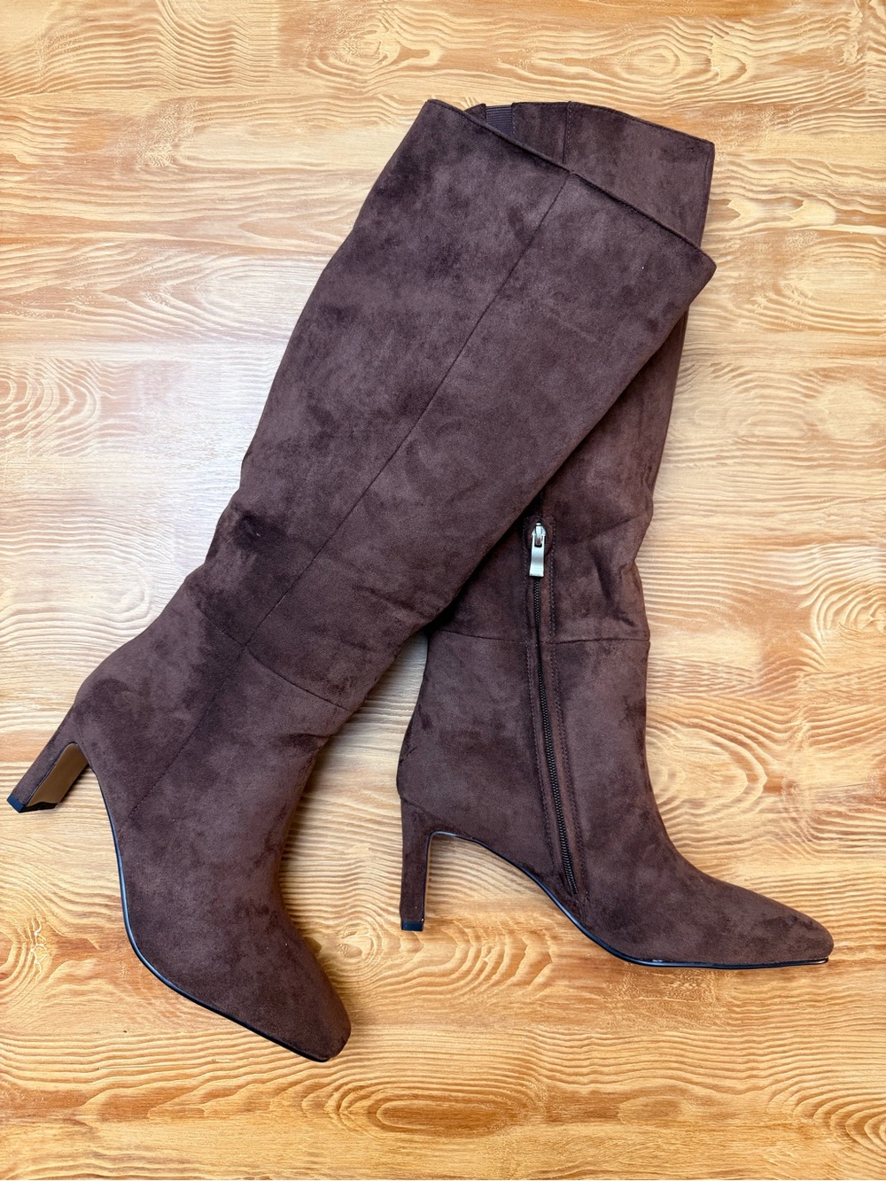 LifeStride Tansy Knee-High Boot Dark Chocolate 8.5 – New - 1000